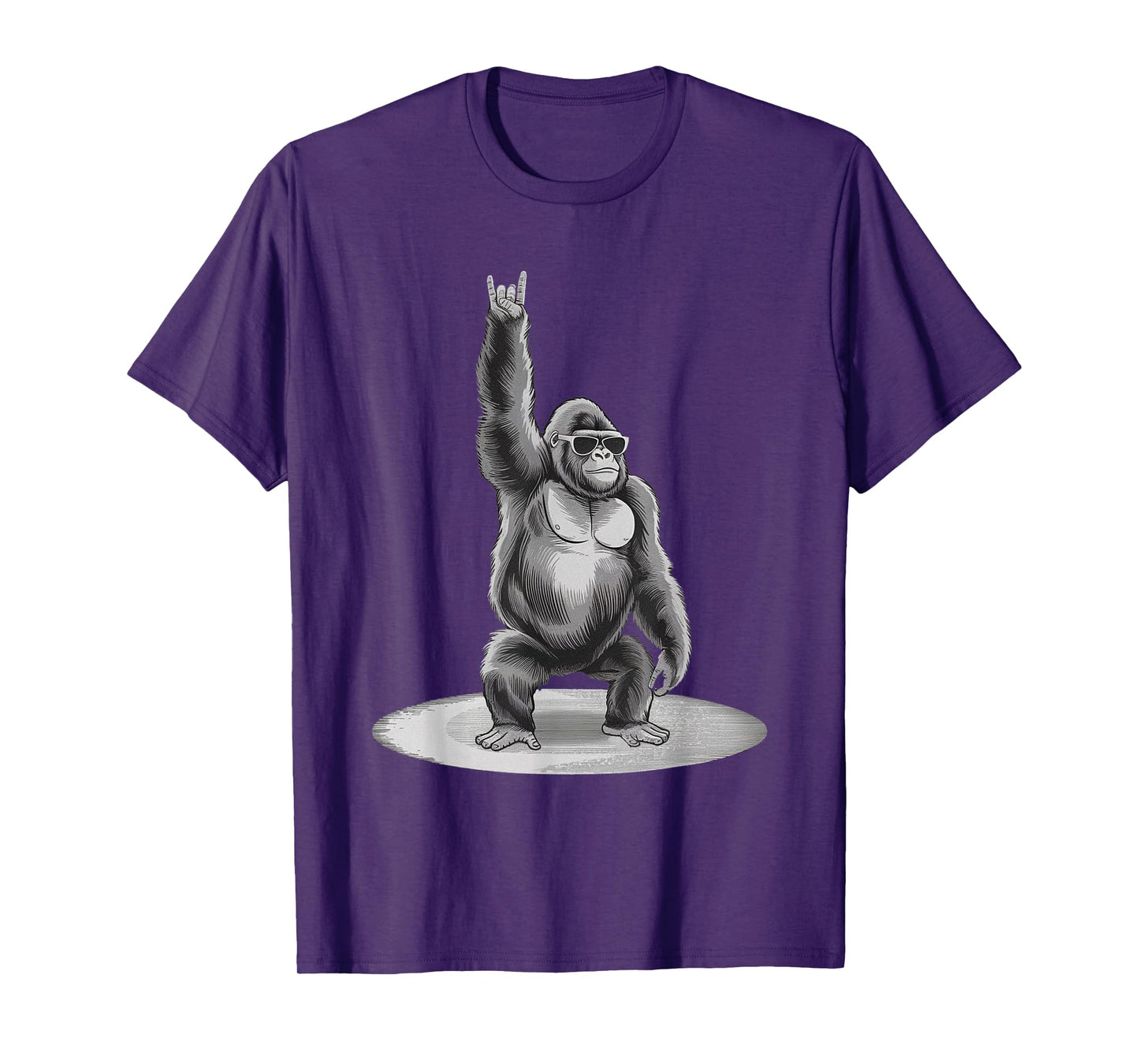 Gorilla Rock Music Boys Kids Men Gorilla Vintage Animal T-Shirt