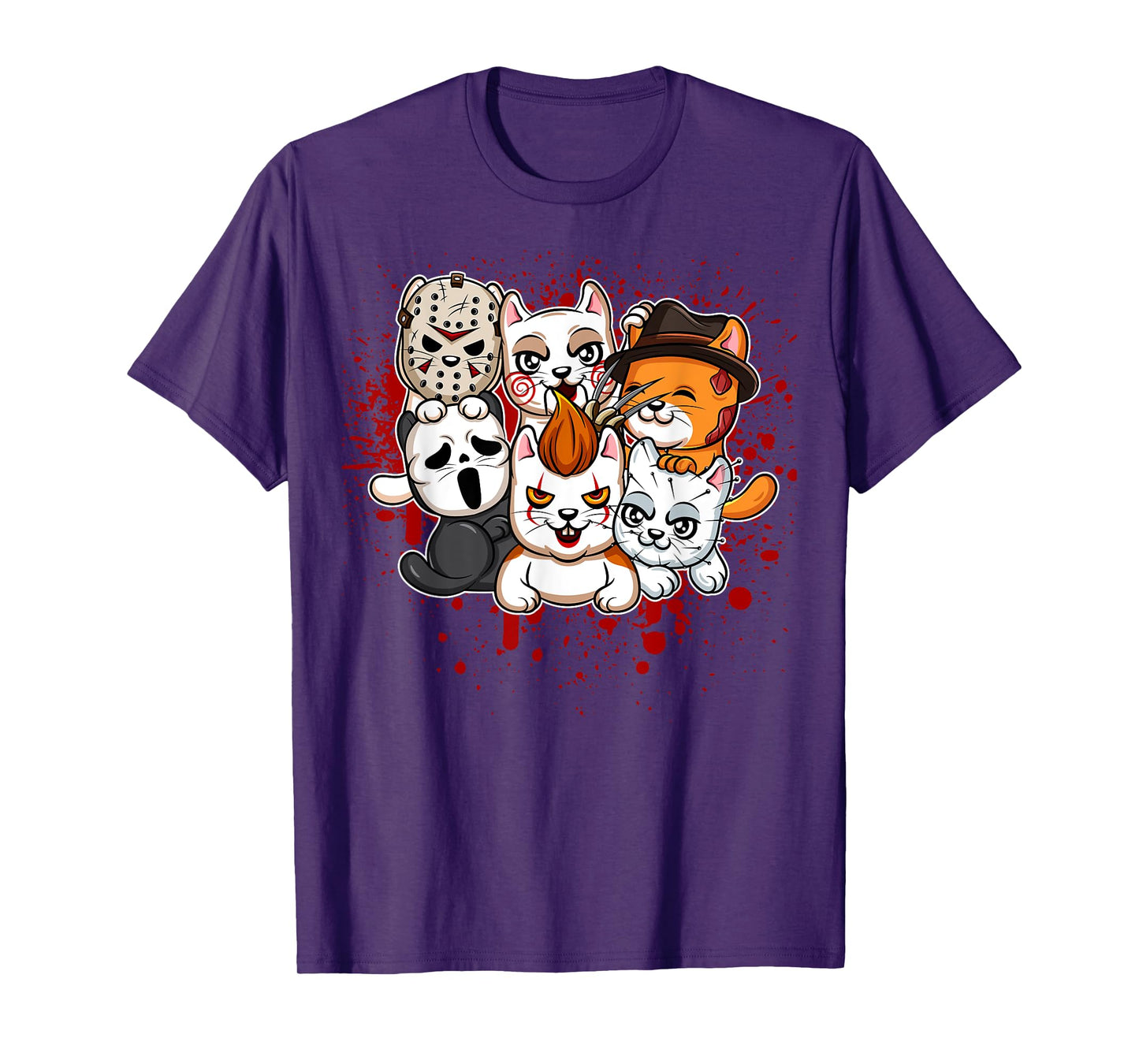 My Little Horror Crew - Halloween Cats T-Shirt for Men Women