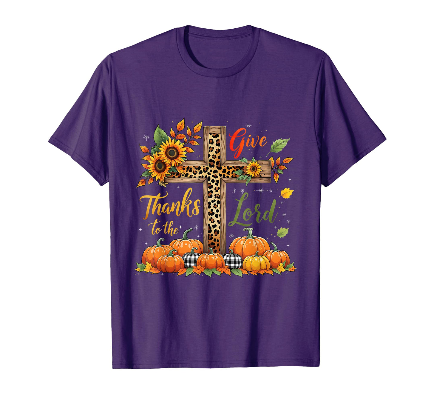Give Thanks Fall Pumpkin Thanksgiving Coquette to The Lord T-Shirt