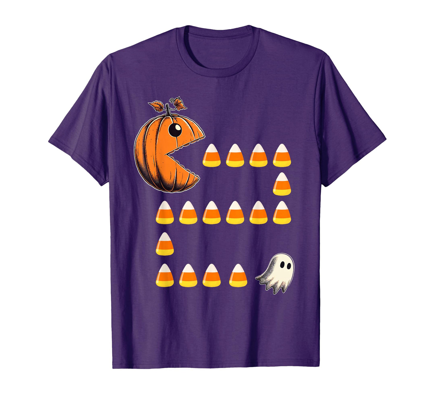 Funny Halloween Pumpkin Candy Corn Trick or Treat T-Shirt