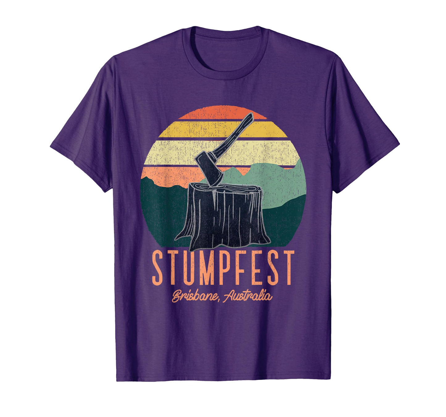Vintage Funny Stumpfest 2024 Brisbane Get Sweaty T-Shirt