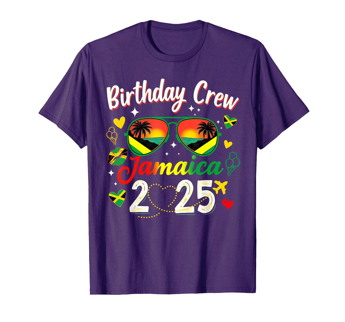 Birthday Crew Jamaica 2025 Family Reunion & Girls Trip T-Shirt