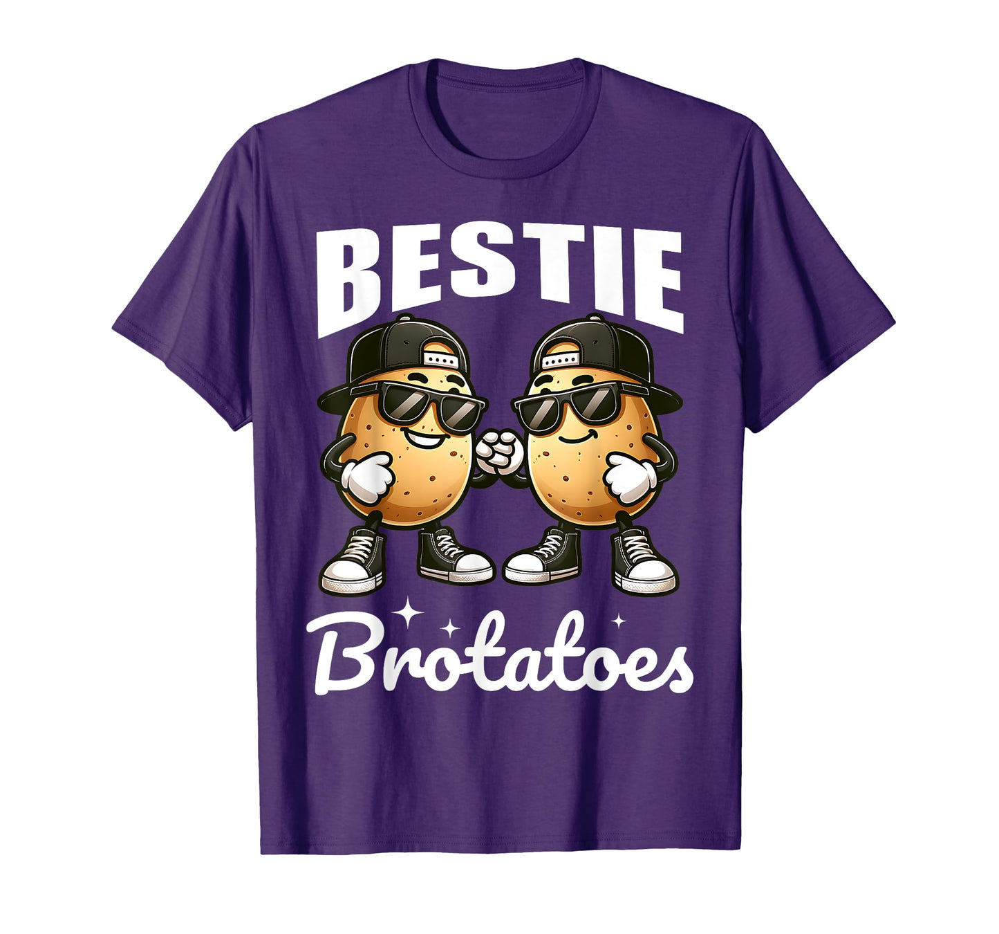Best Friend Potato Pun Funny Matching Boys Bestie BFFs Kids T-Shirt