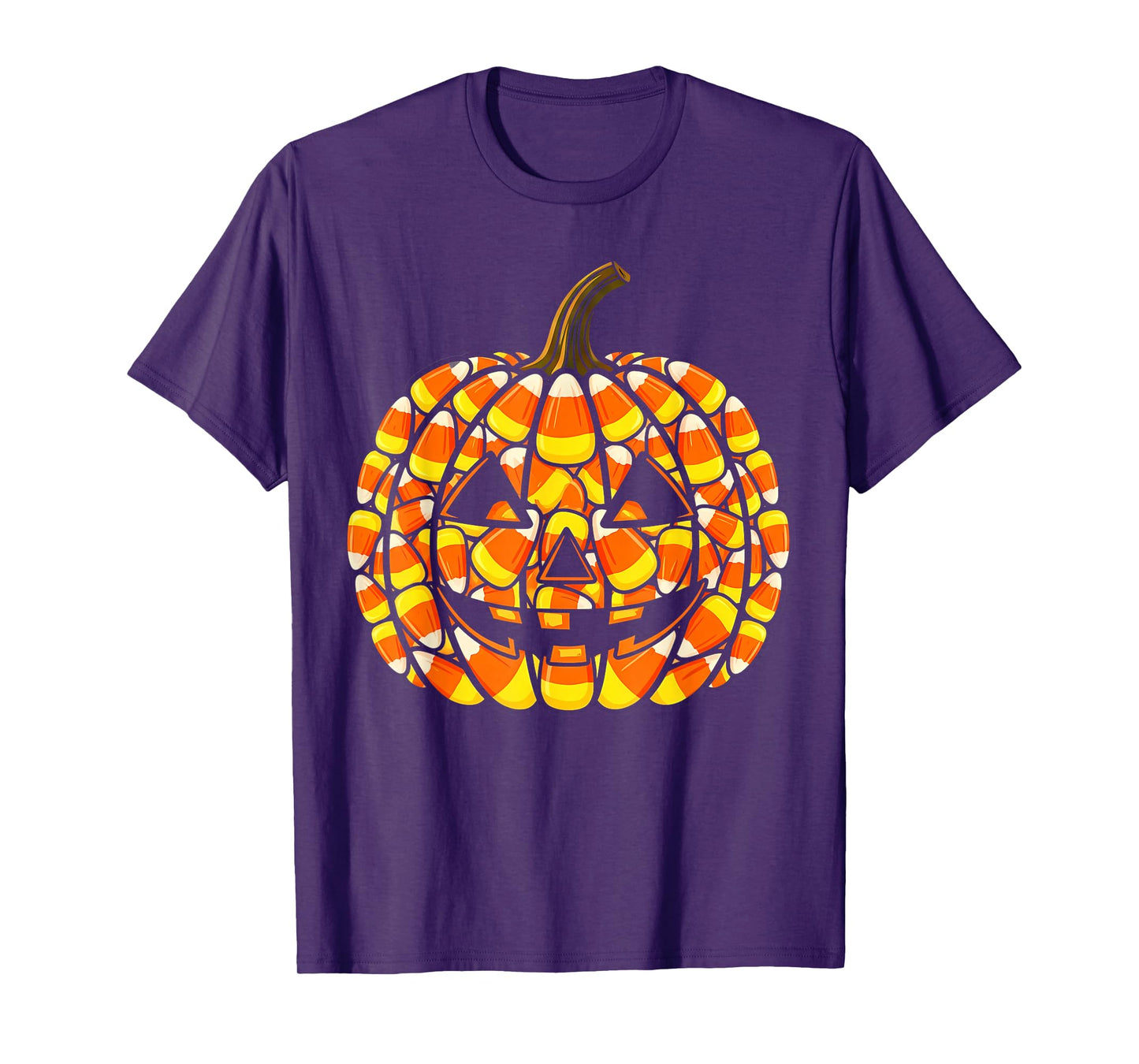 Candy Corn Pumpkin Funny Costume Men Women T-Shirt