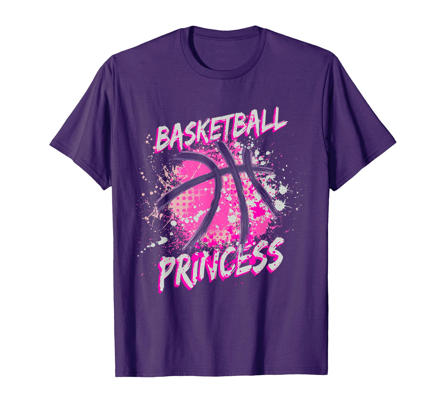 Girls Basketball Princess T-Shirt