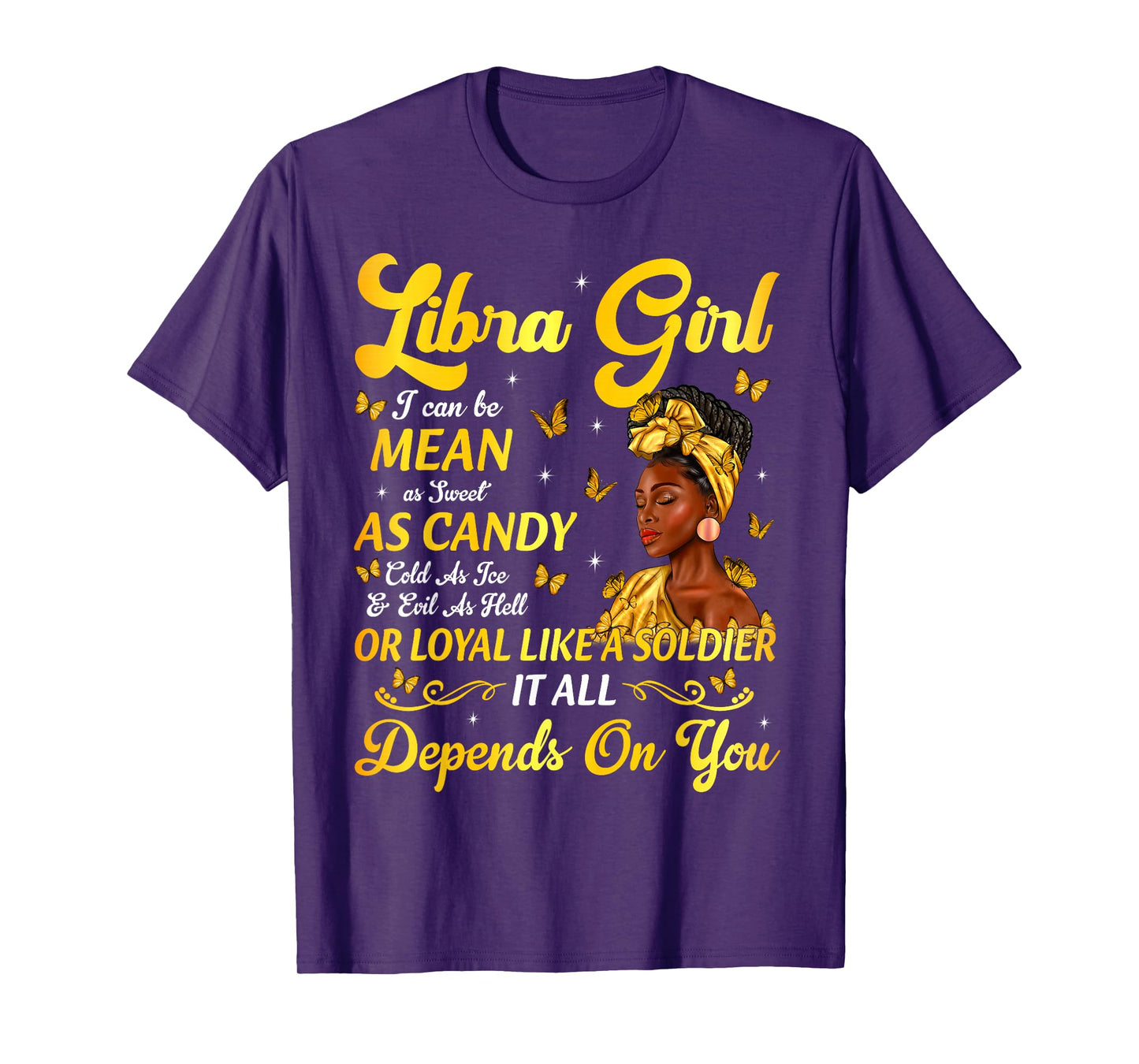 African American Birthday Black Women Libra Girl T-Shirt
