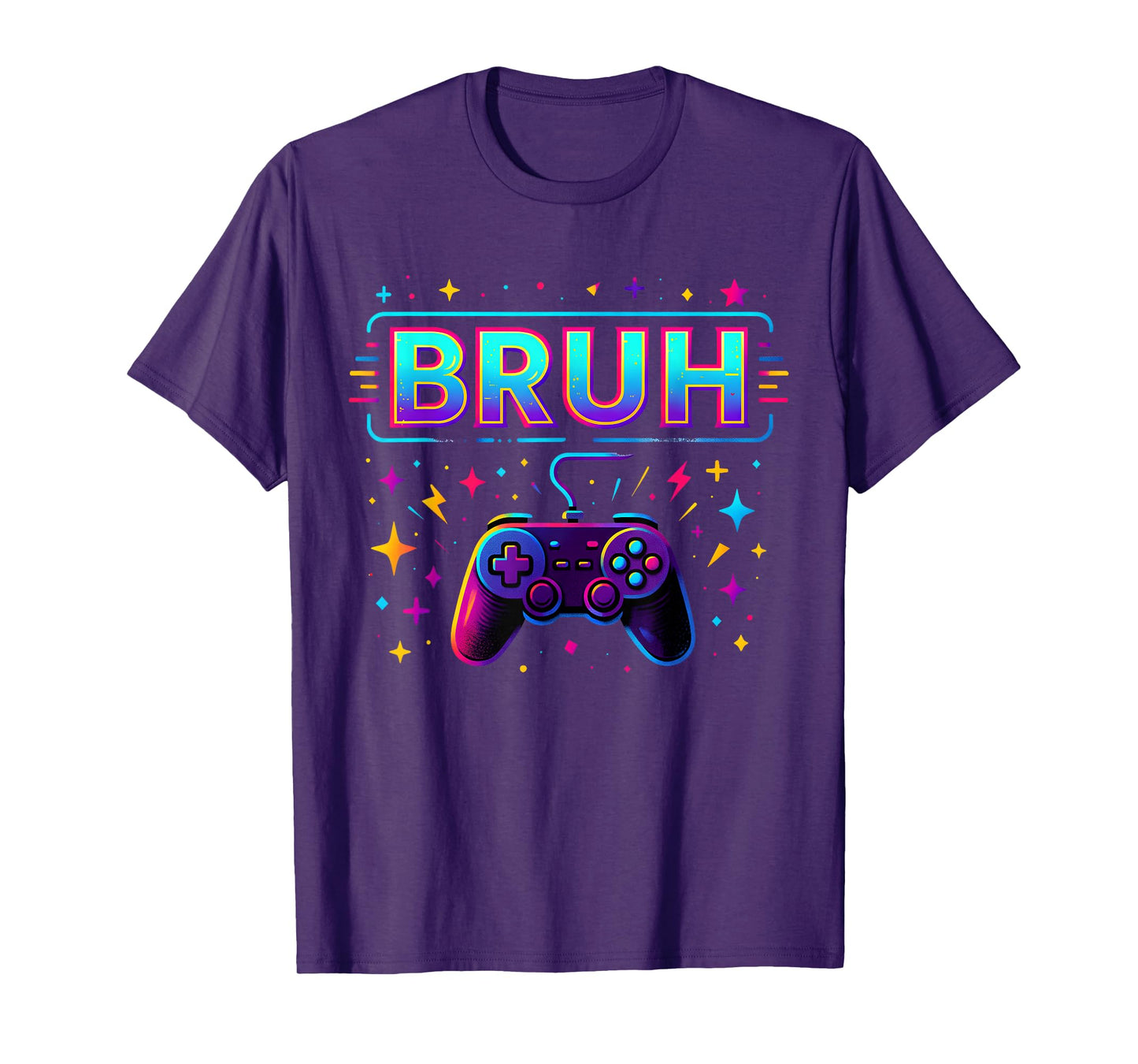 Gamer Bruh Video Game Funny Birthday Gaming Teen Boys Kids T-Shirt