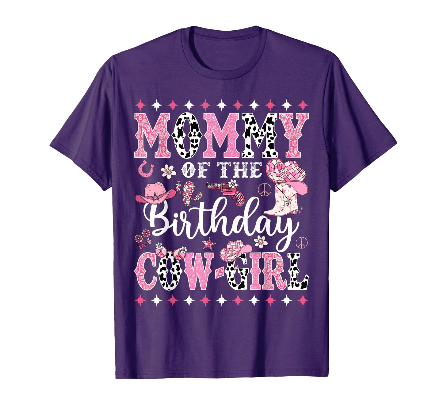 Mommy Of The Birthday CowGirl Rodeo CowGirl Birthday T-Shirt