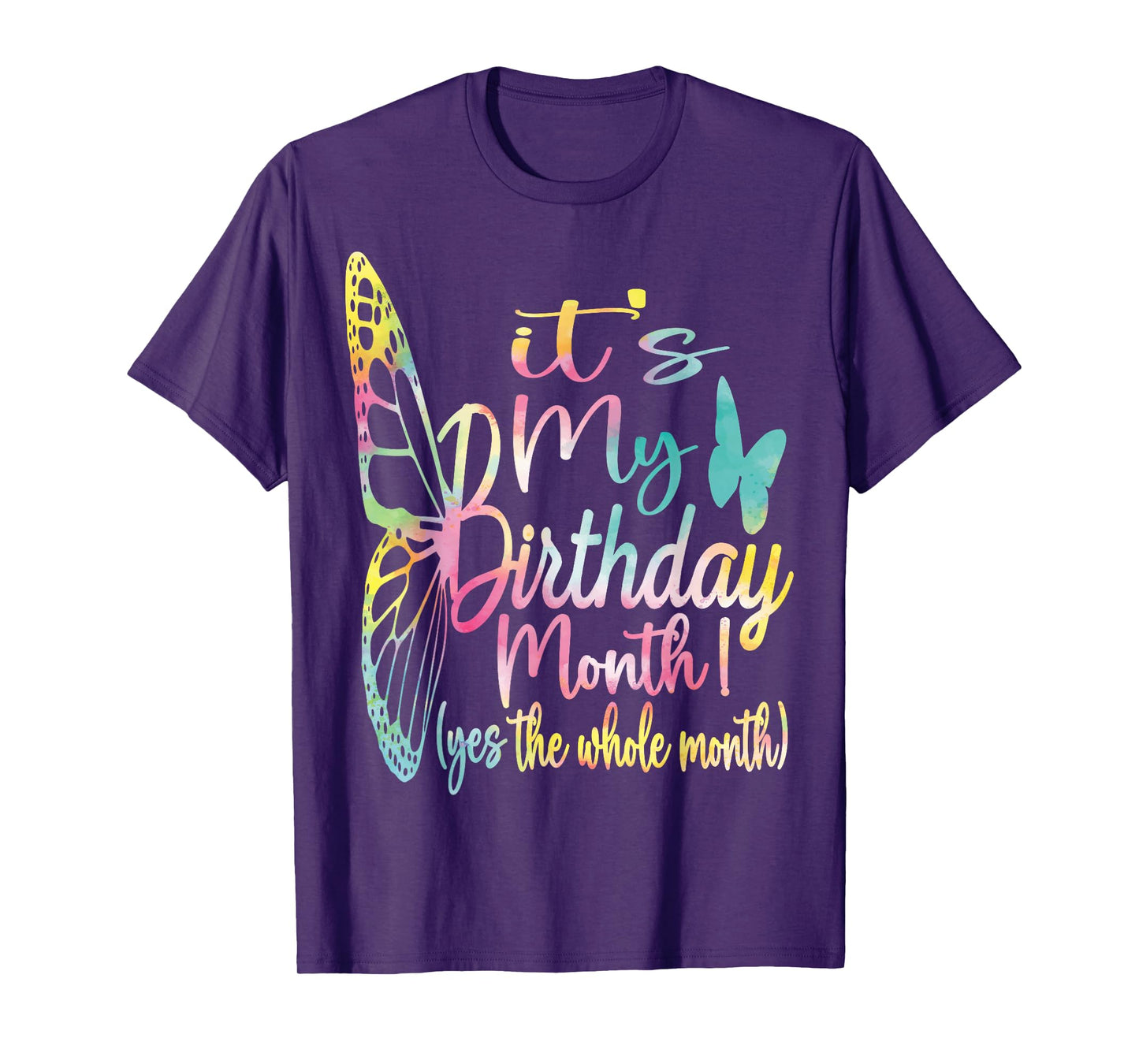 its my birthday month, purple birthday shirts for women T-Shirt