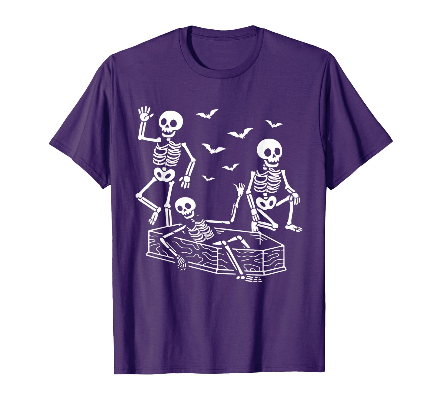 Funny Dancing Skeletons Cartoon Halloween Anti T.R.U.M.P T-Shirt