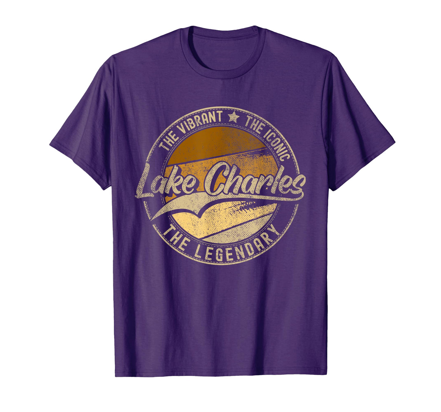 Lake Charles LA | Louisiana | Vintage Distressed T-Shirt