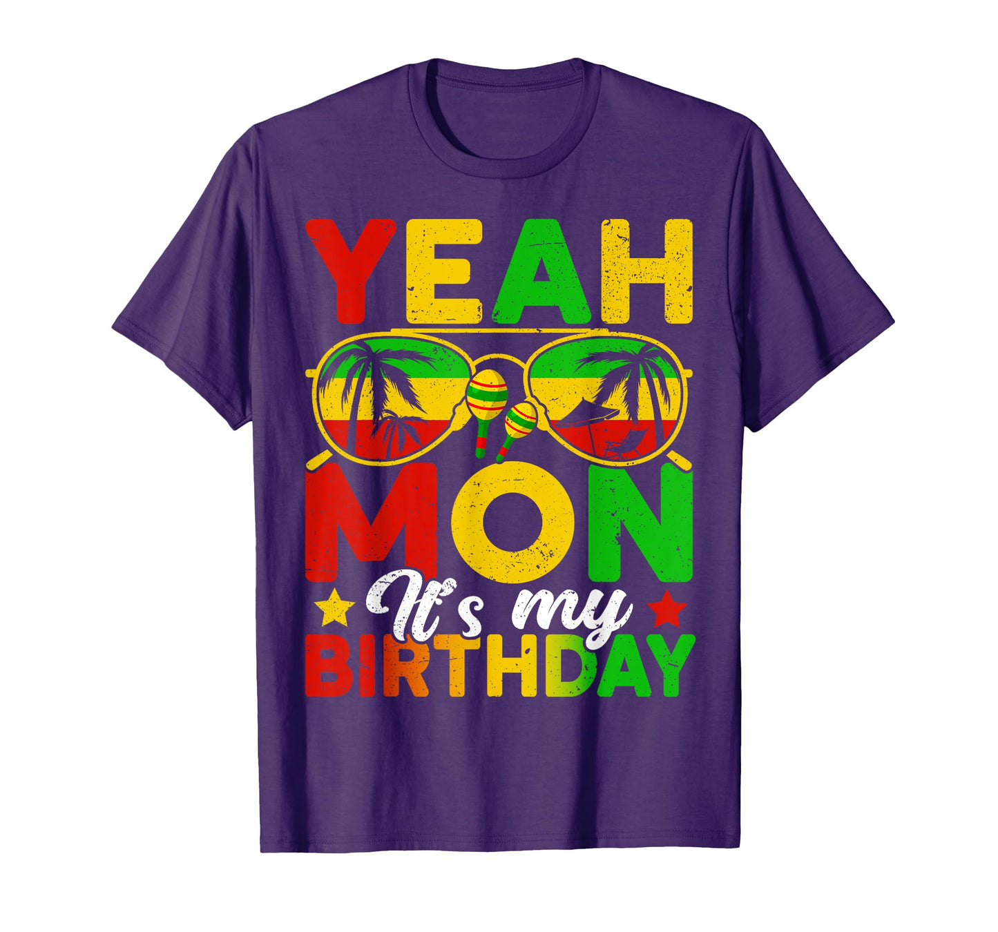 Yeah Mon Jamaican Jamaica Birthday Party Girls Women Men T-Shirt