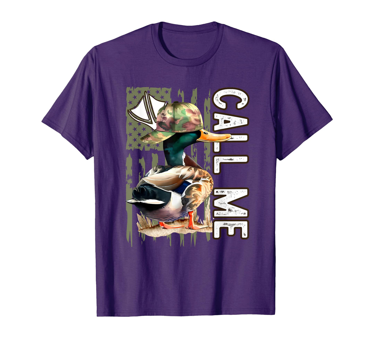 Call Me Mallard Duck Hunter Hunting Season Cute Duck Hunting T-Shirt