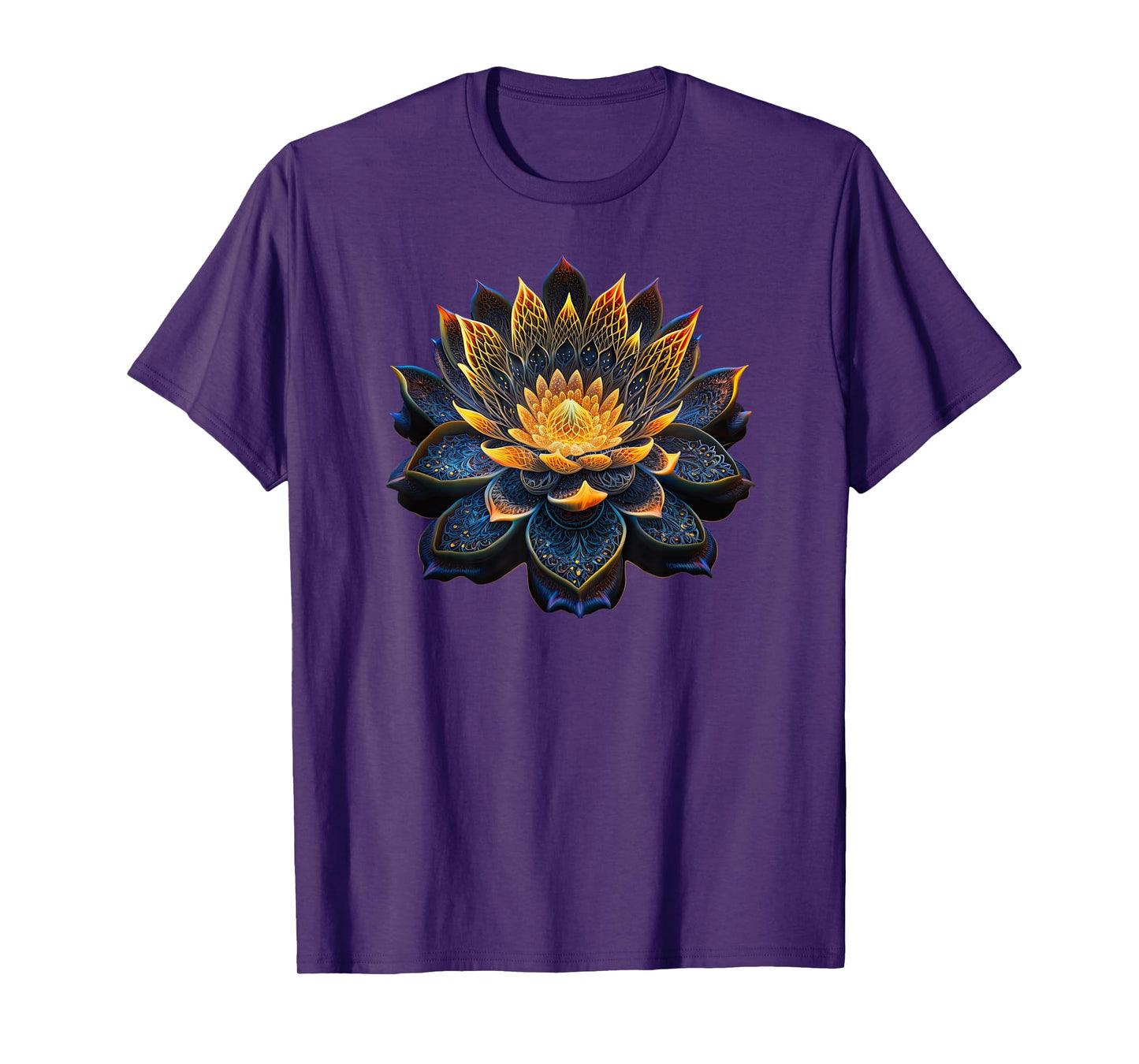 Lotus Flower Yoga Zen Bohemian Namaste Meditation T-Shirt