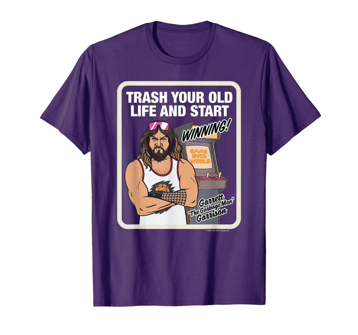 A Minecraft Movie Trash Your Old Life And Start Winning! T-Shirt