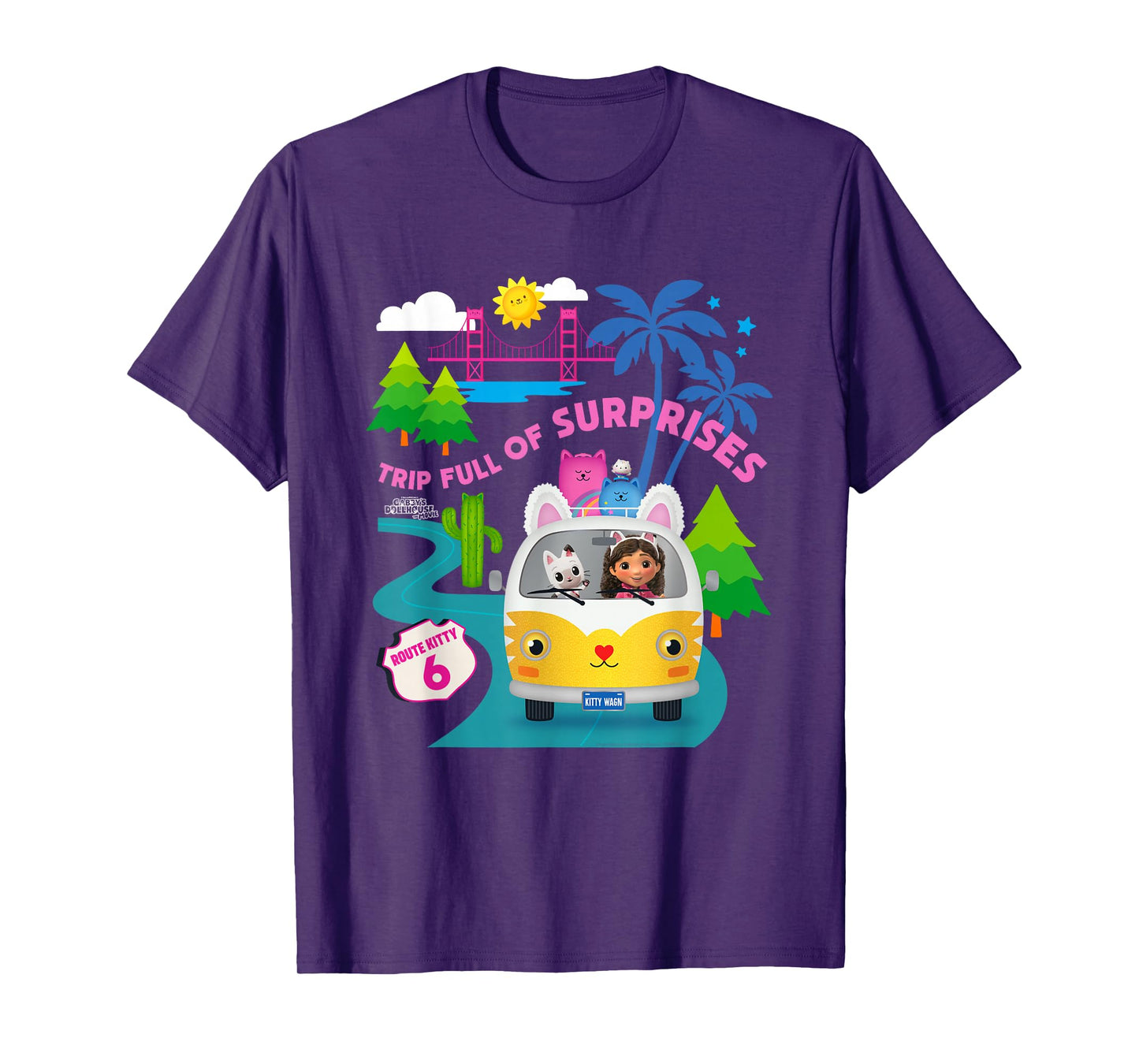 DreamWorks Gabby's Dollhouse The Movie Full of Surprises T-Shirt