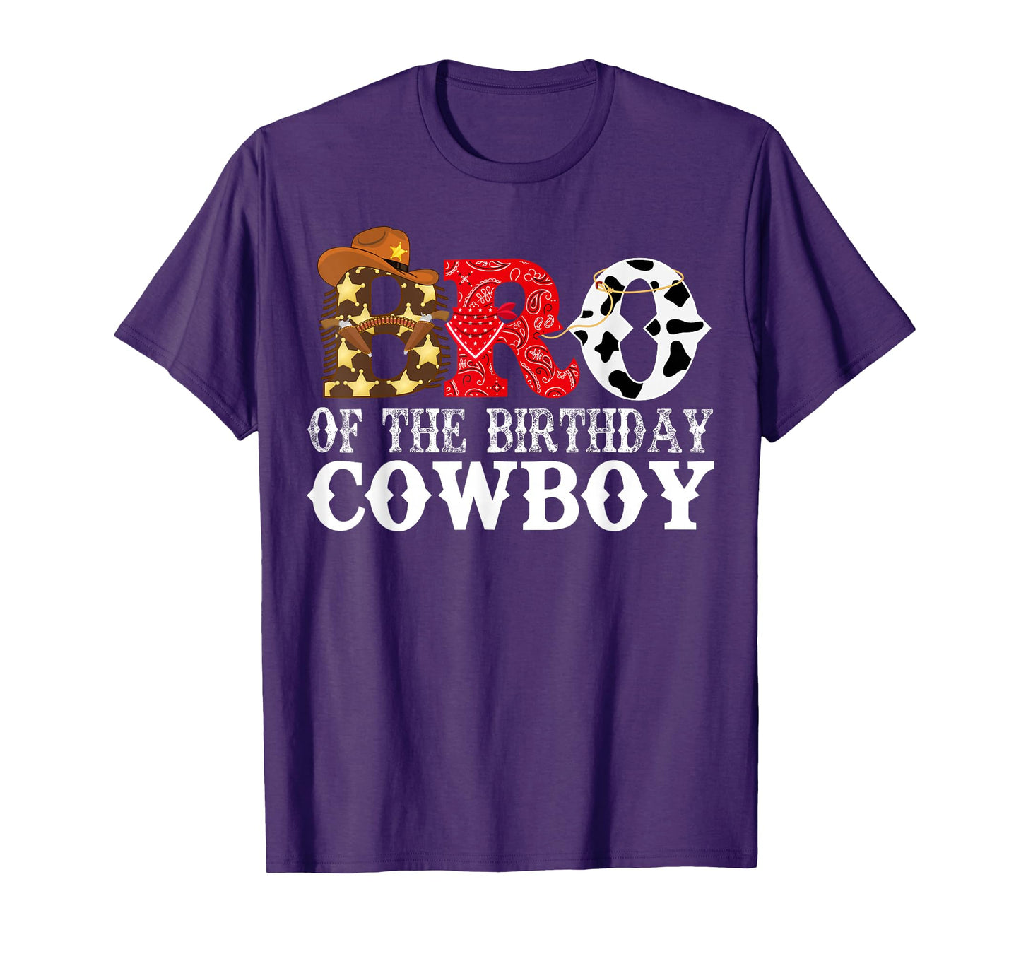 Brother Bro 1st Birthday Cowboy Western Rodeo Party Matching T-Shirt