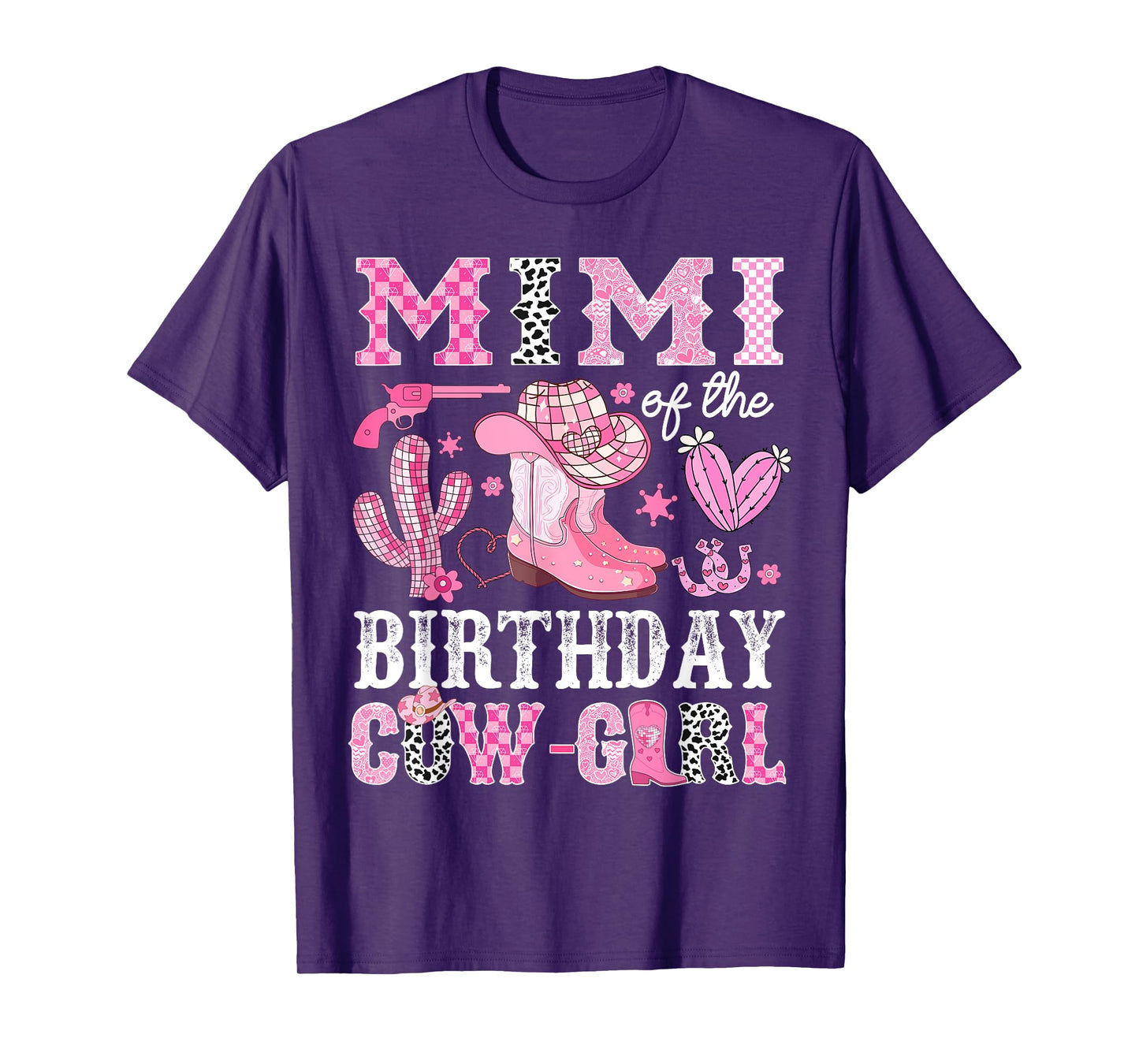 Mimi Of The Birthday Cow-Girl Rodeo Cowgirl Bday T-Shirt