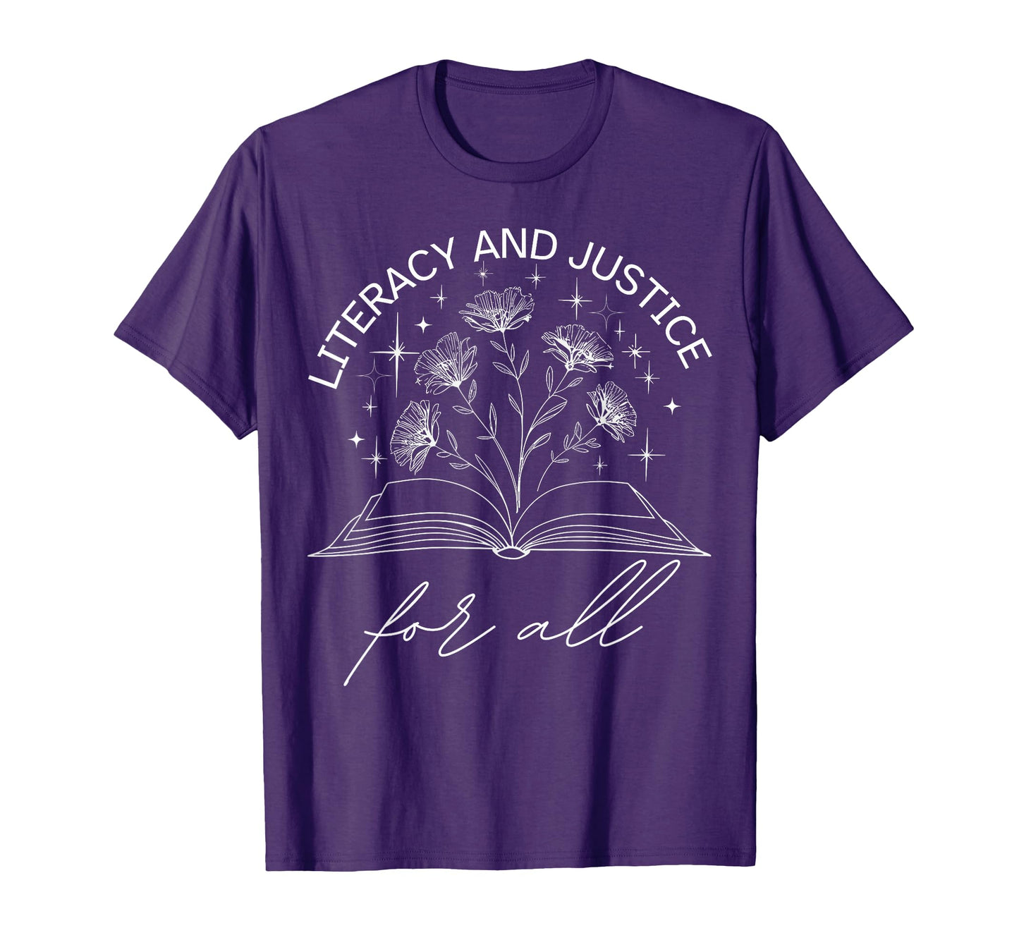 Literacy and Justice for All Protect Libraries Banned Books T-Shirt