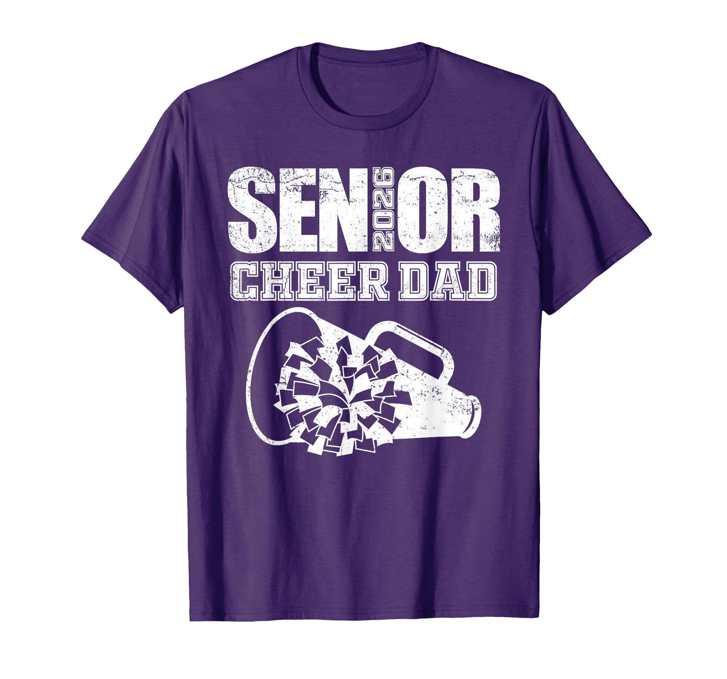 Senior Cheer Dad 2026 Cheerleader Parent Class of 2026 T-Shirt