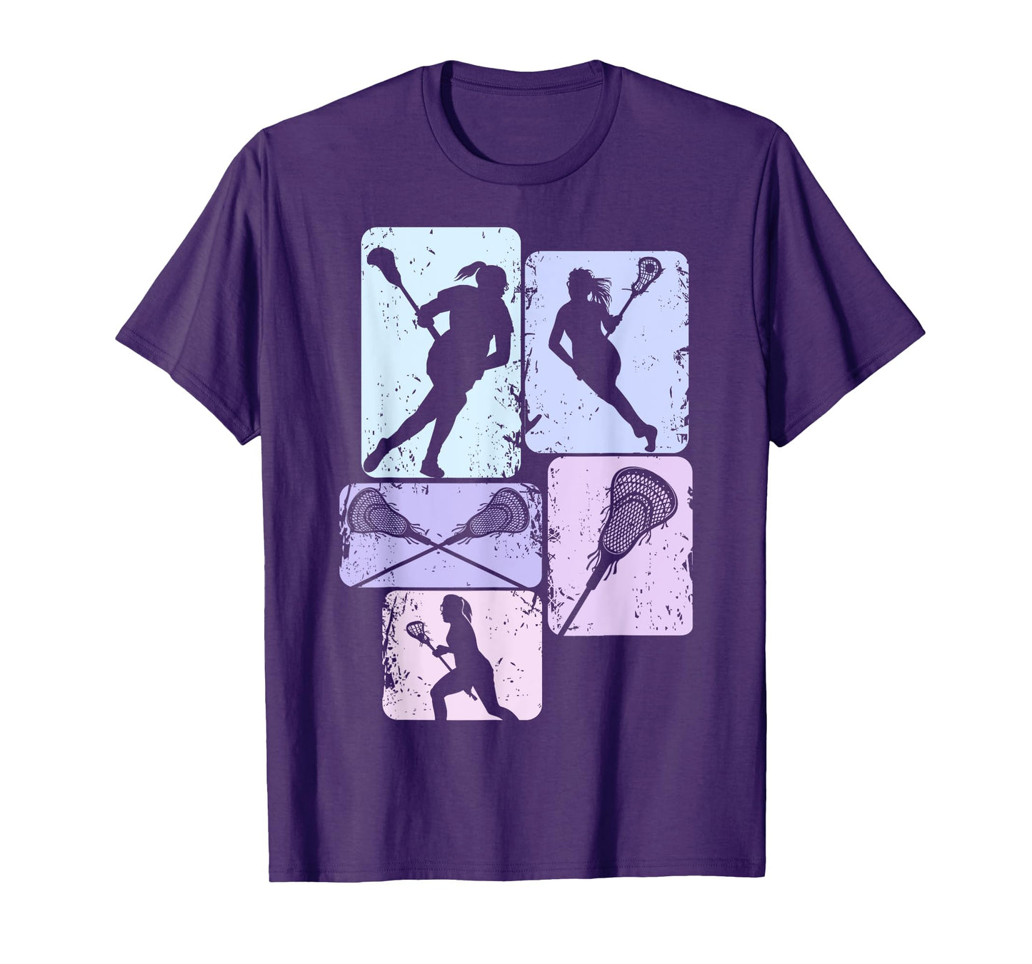 Lacrosse Girls Women Youth Kids T-Shirt