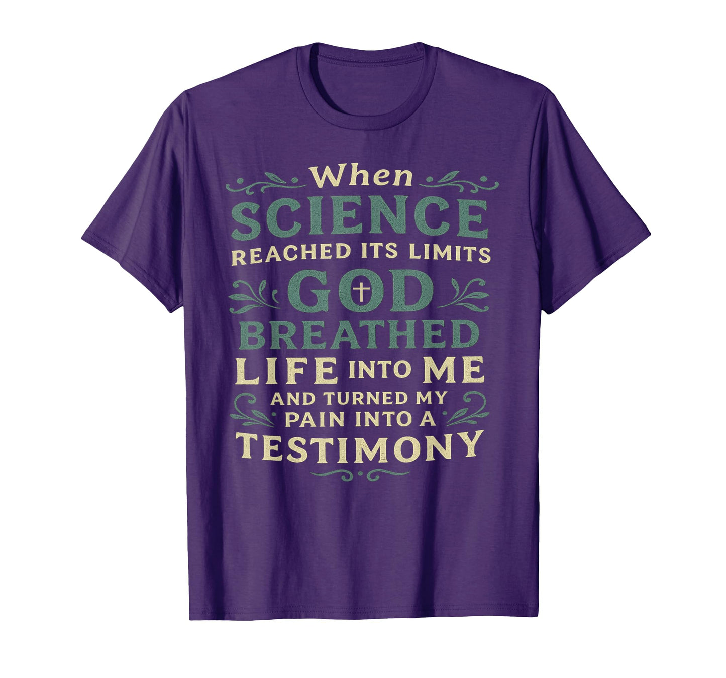 Christian Religious God Faith Based Strength Testimony Gifts T-Shirt