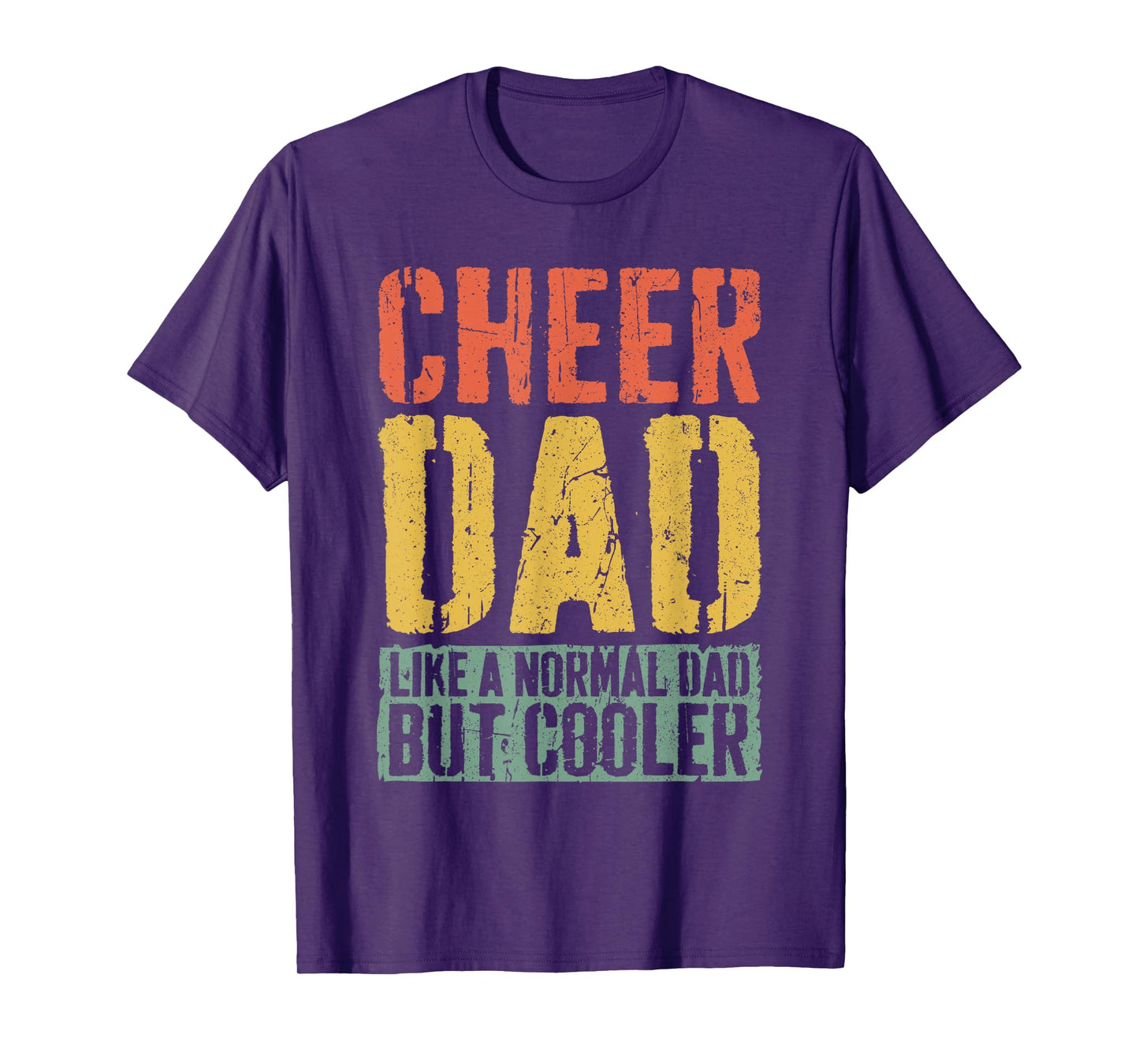 Cheer Dad Shirt Men Fathers Day Cheer Dad T-Shirt