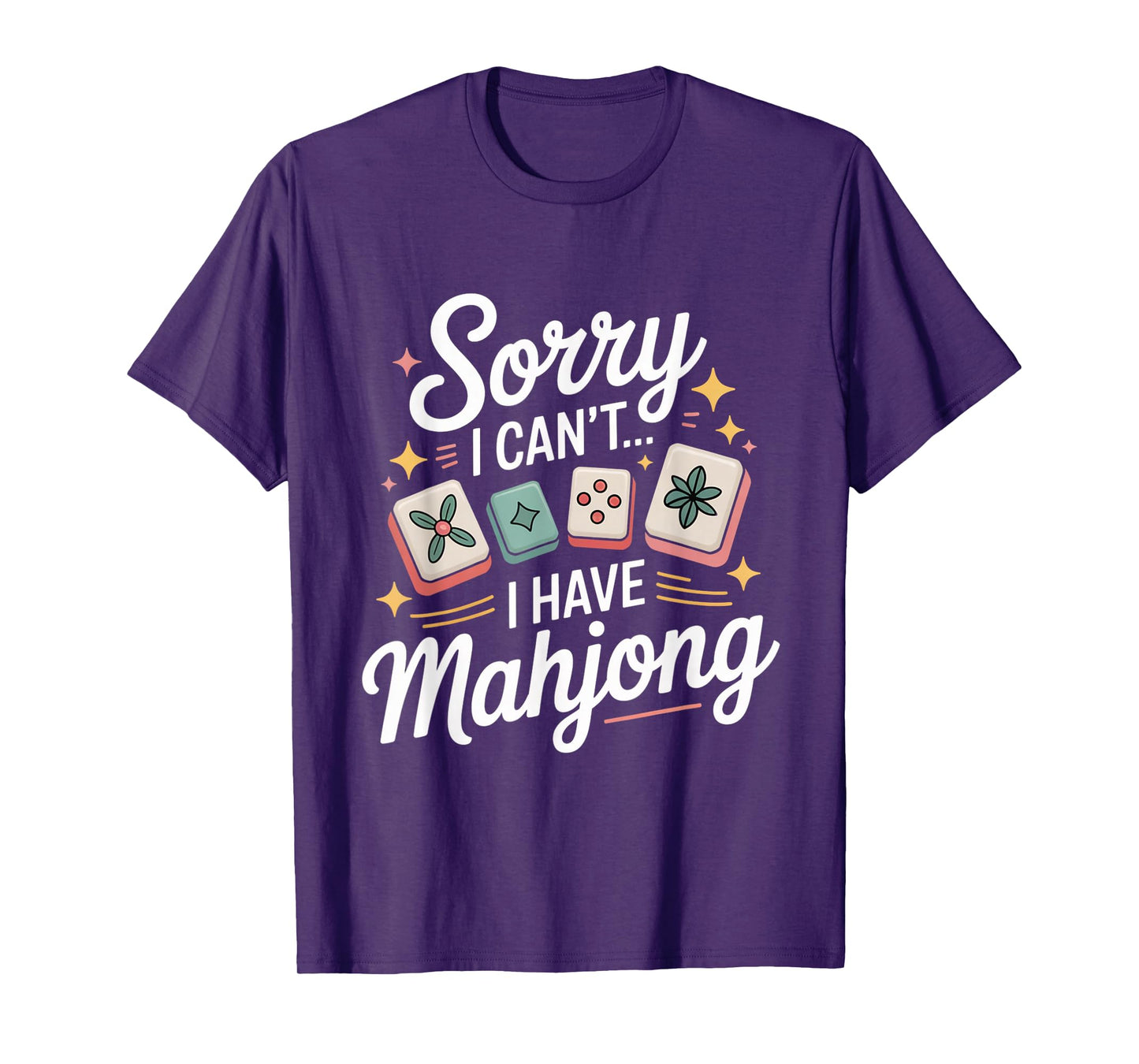 Mah Jongg Tile Set Lover Mahjong Cards Mahjong Player T-Shirt