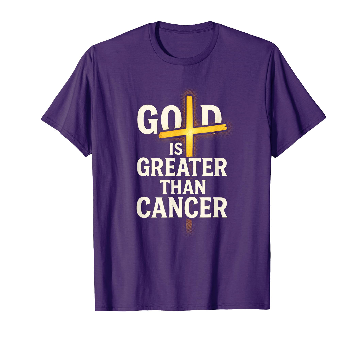 God is Greater Than Cancer - Survivor Awareness T-Shirt