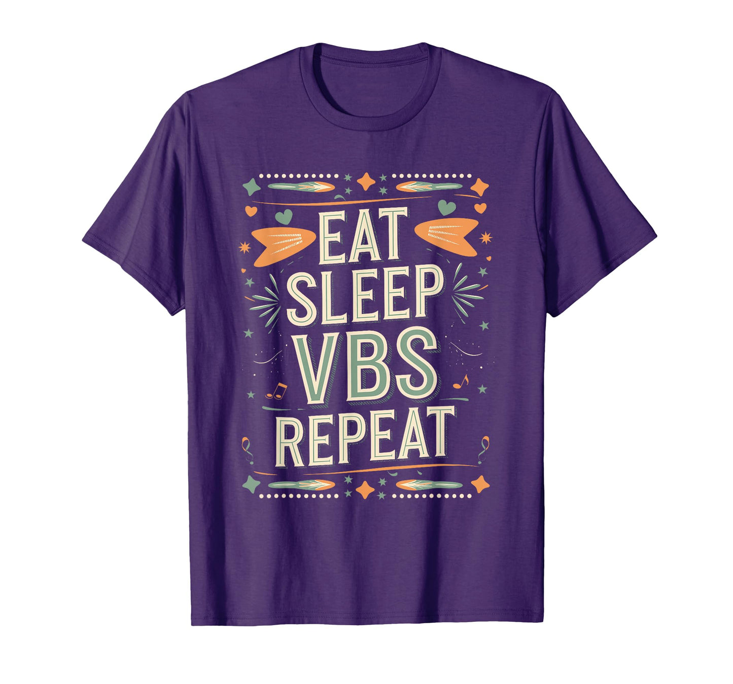 Eat Sleep VBS Repeat Bold Design T-Shirt