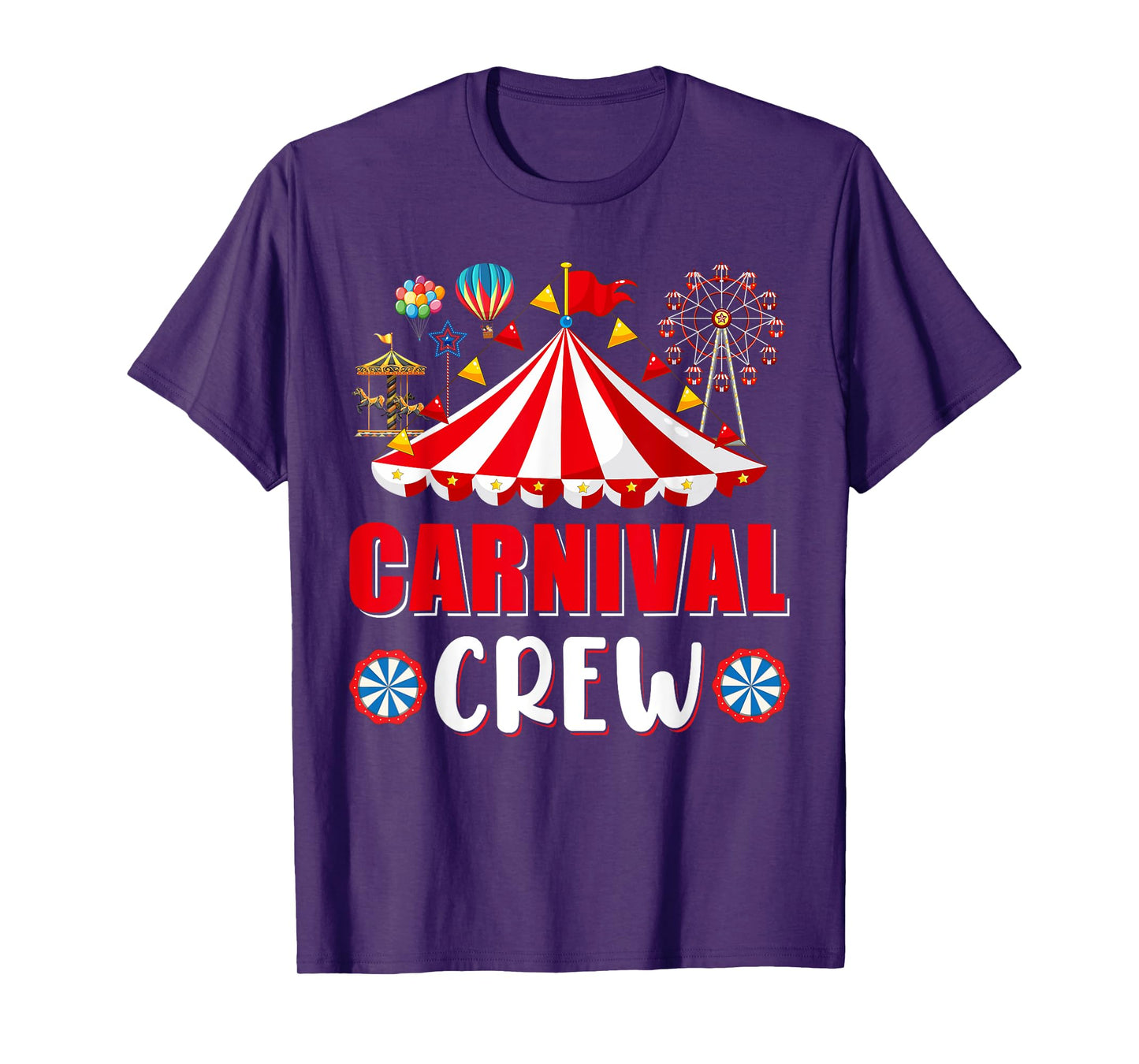 Carnival Crew Funny Circus Staff Costume Circus Theme Party T-Shirt