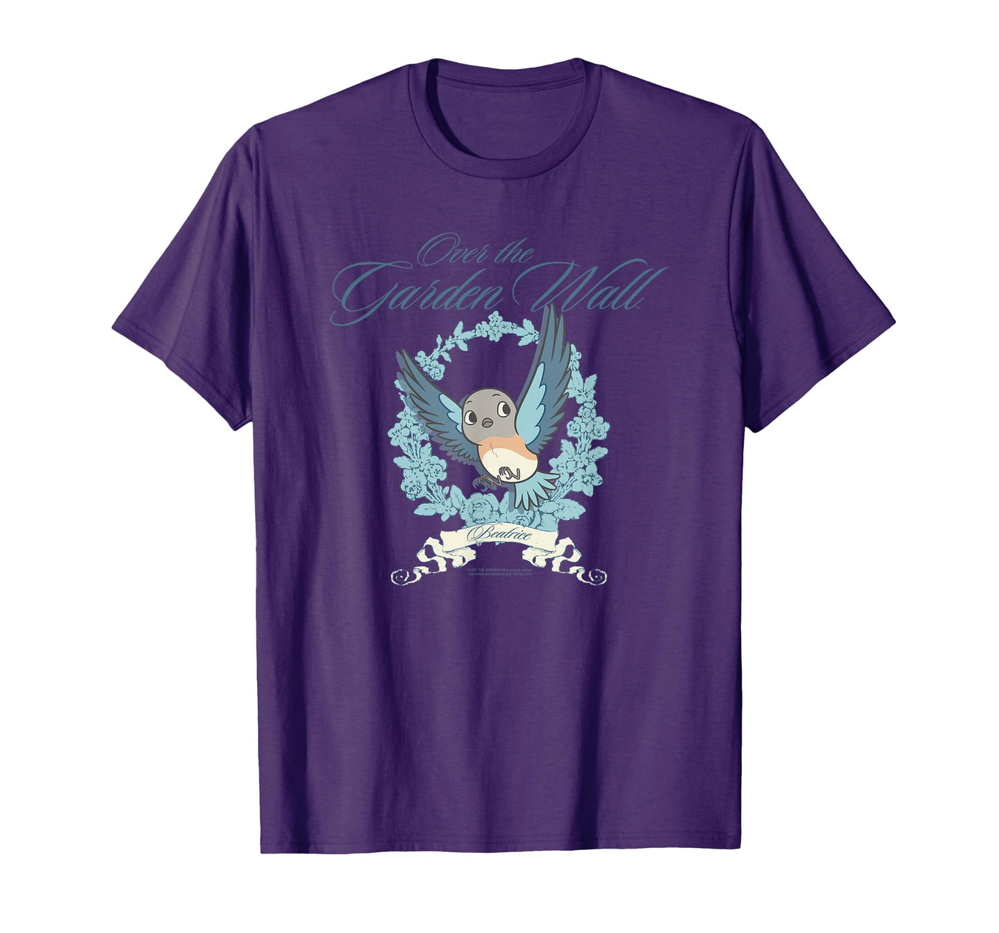 Over The Garden Wall Beatrice The Bluebird Cute Cartoon T-Shirt