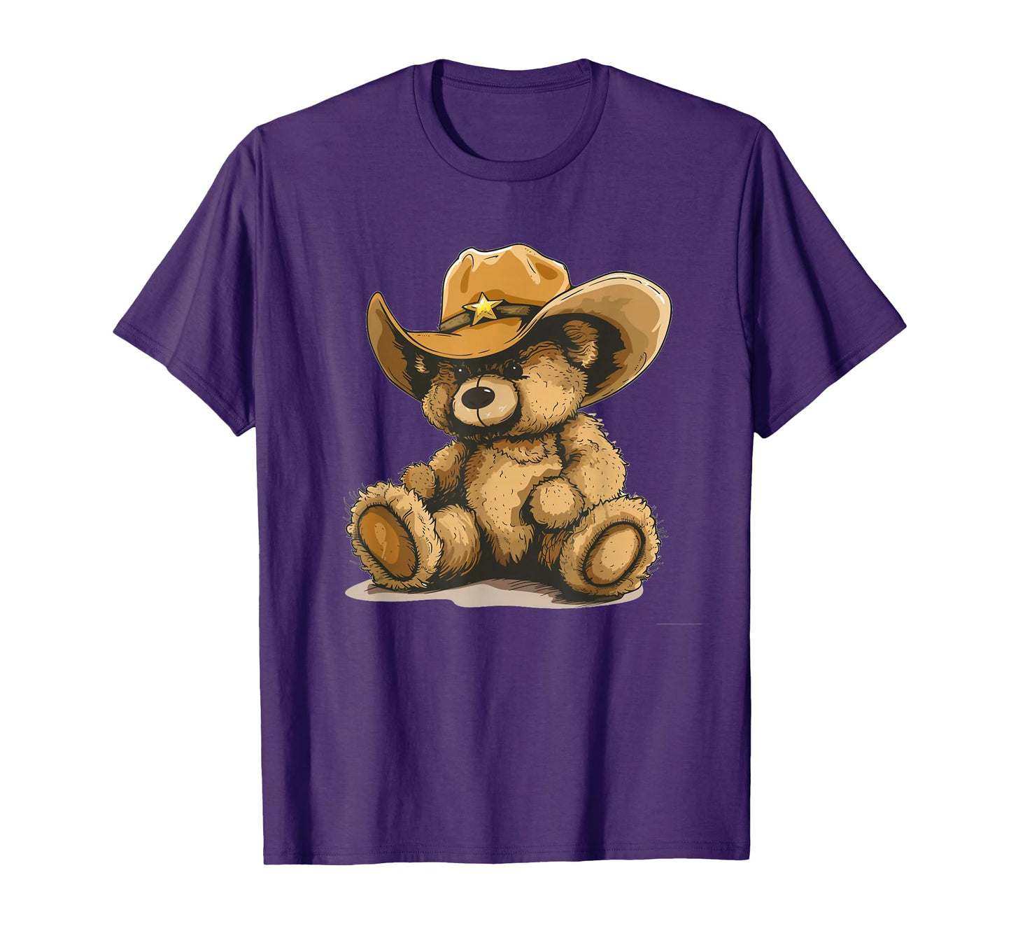 Happy Teddy Bear with Cowboy Hat Costume T-Shirt
