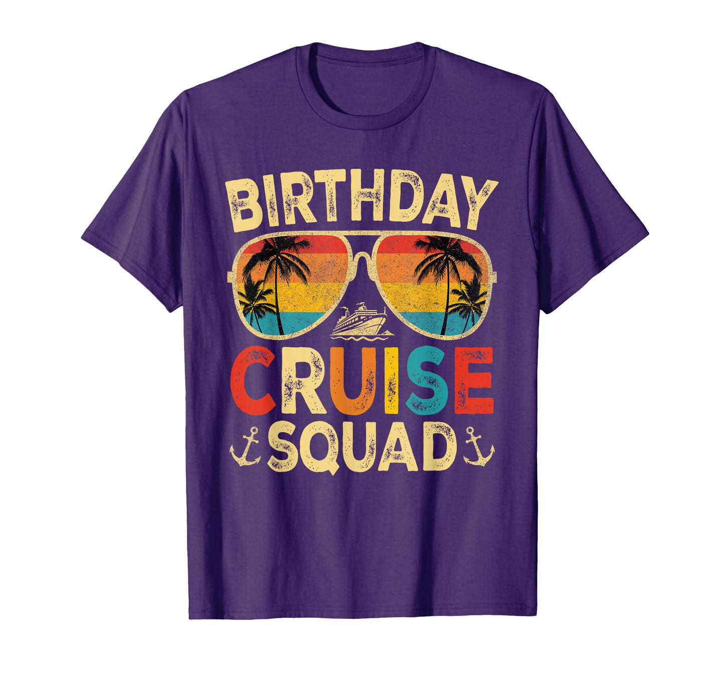 Birthday Cruise Squad Matching Birthday Cruising Vacation T-Shirt