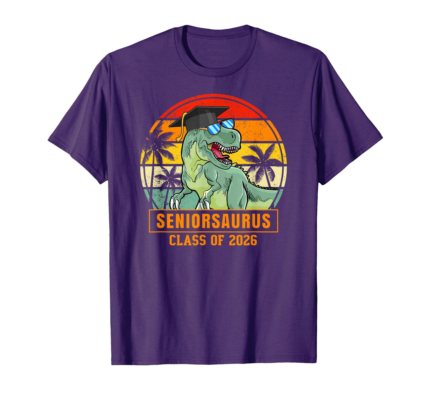 Class of 2026 Senior T Rex Funny Seniorsaurus Seniors 2026 T-Shirt