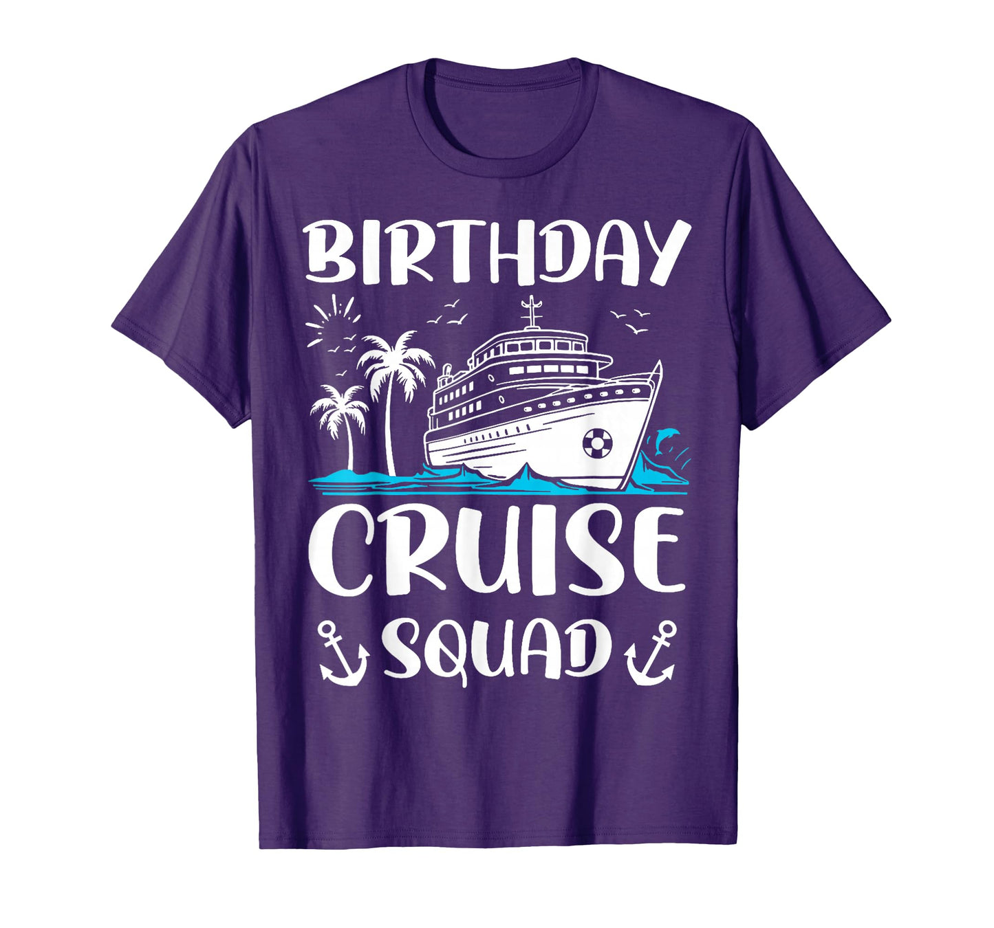 Birthday Cruise Squad Birthday Party Crew T-Shirt