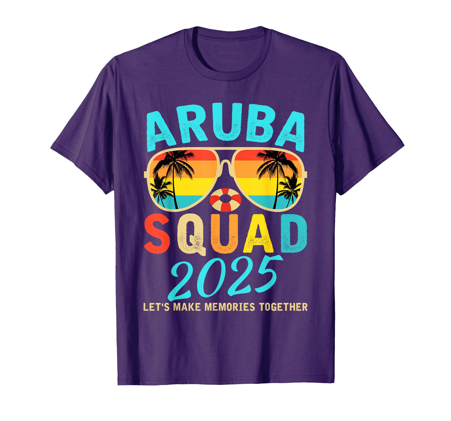 Aruba Squad 2025 Vacation Friends Family Matching Group T-Shirt
