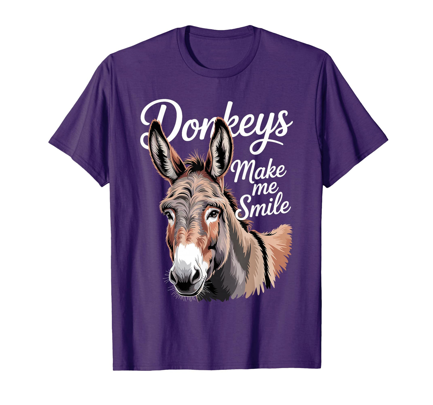 Cute Donkey Art for Men Women Kid Safari Animal Donkey Lover T-Shirt