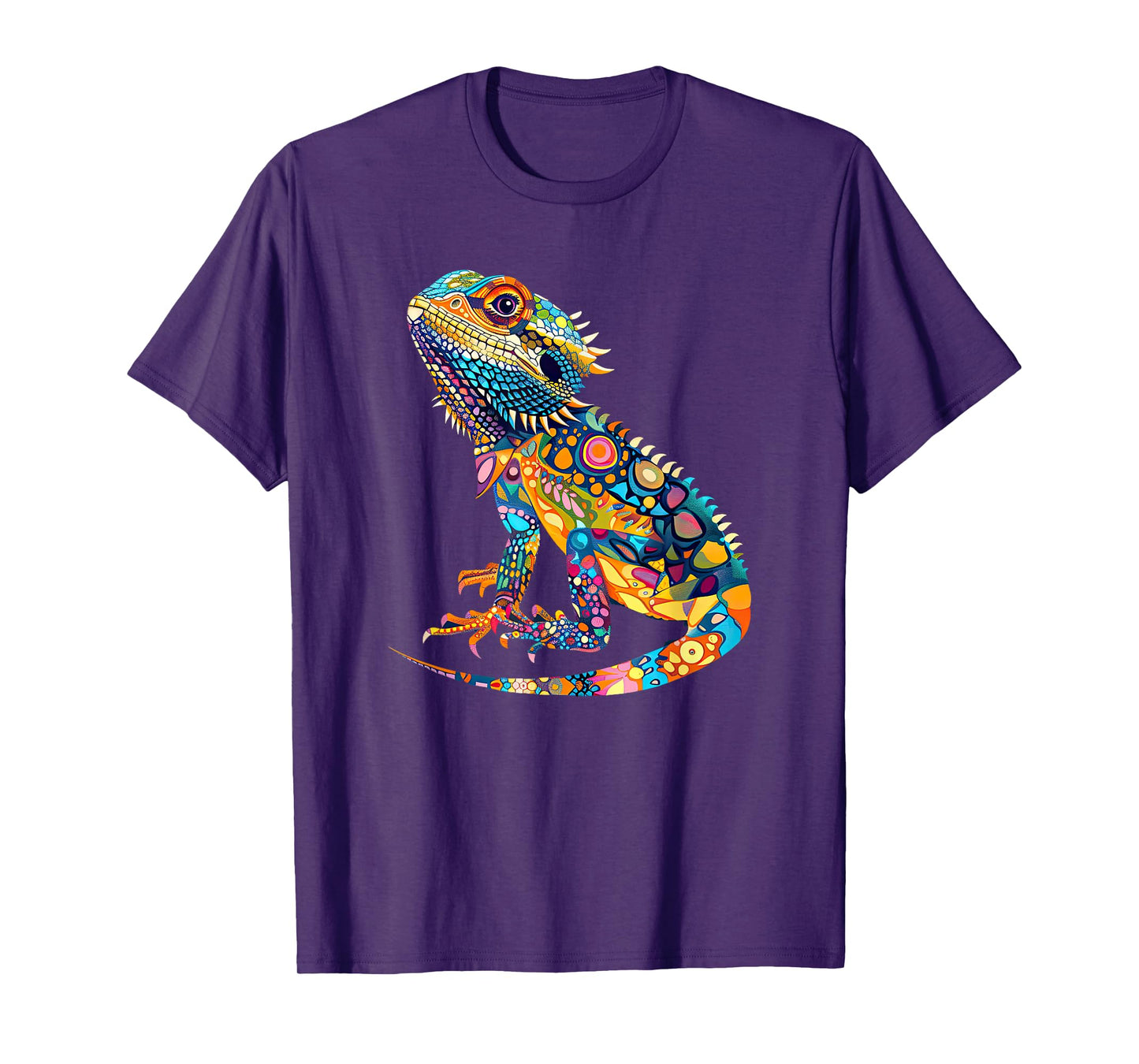 Bearded Dragon Colorful Design for Exotic Pet Enthusiasts T-Shirt