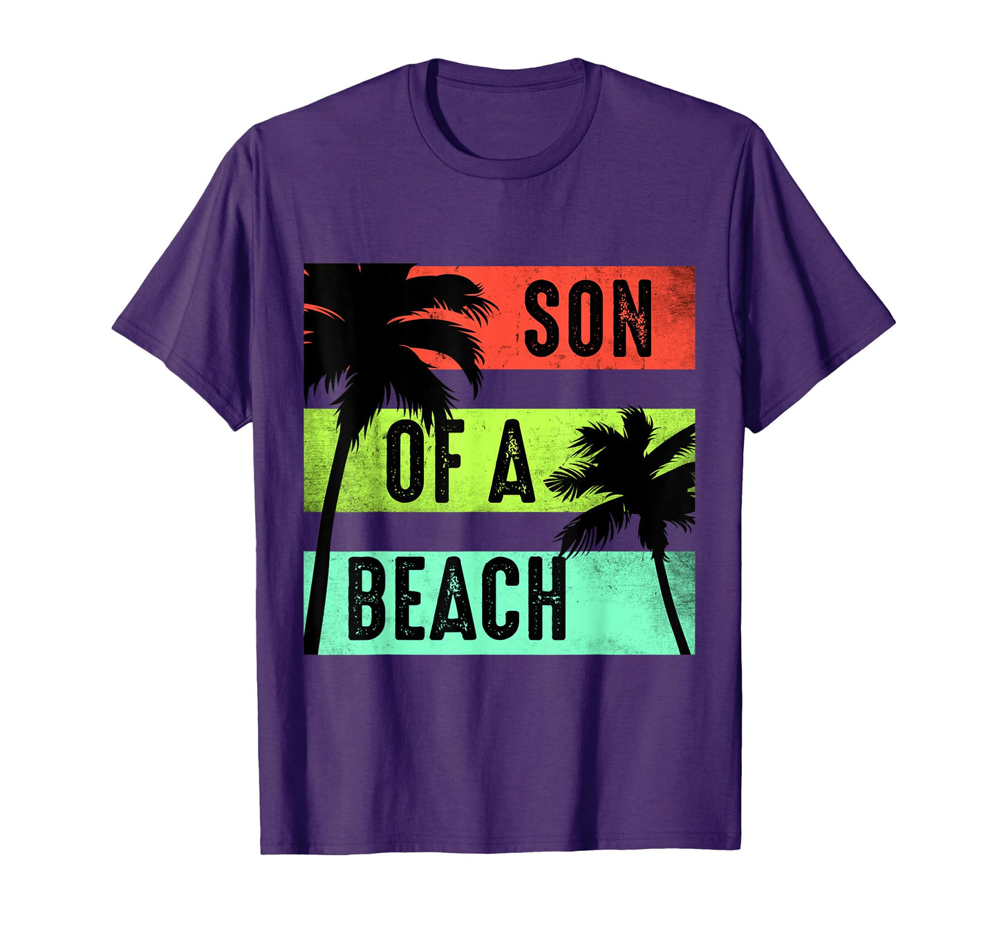 Vintage Son of a Beach Funny Vacation Tshirt for Travellers T-Shirt