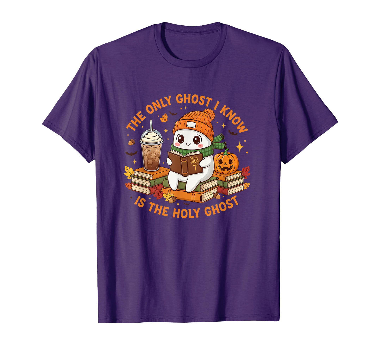 Only Ghost I Know is The Holy Ghost - Christian Halloween T-Shirt