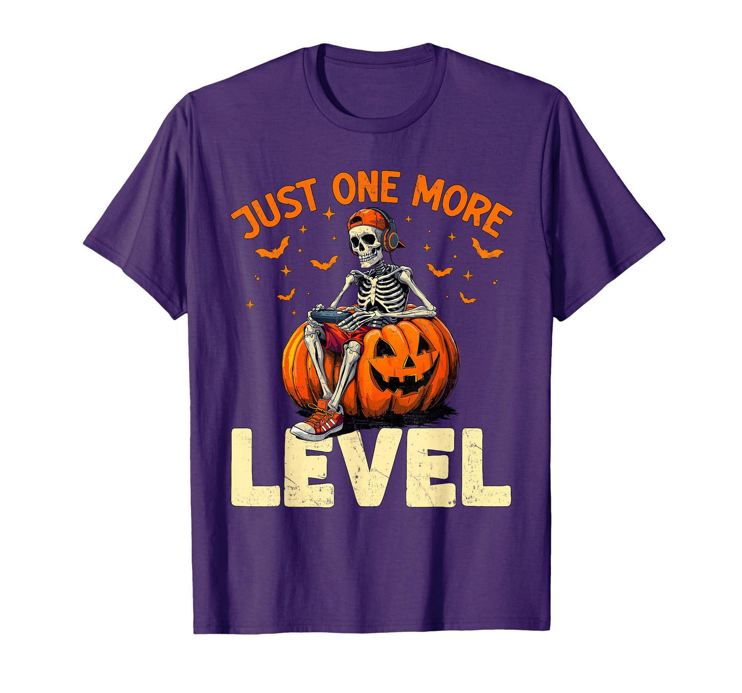 Funny Video Game Halloween Skeleton Gamer Costume Men Boys T-Shirt