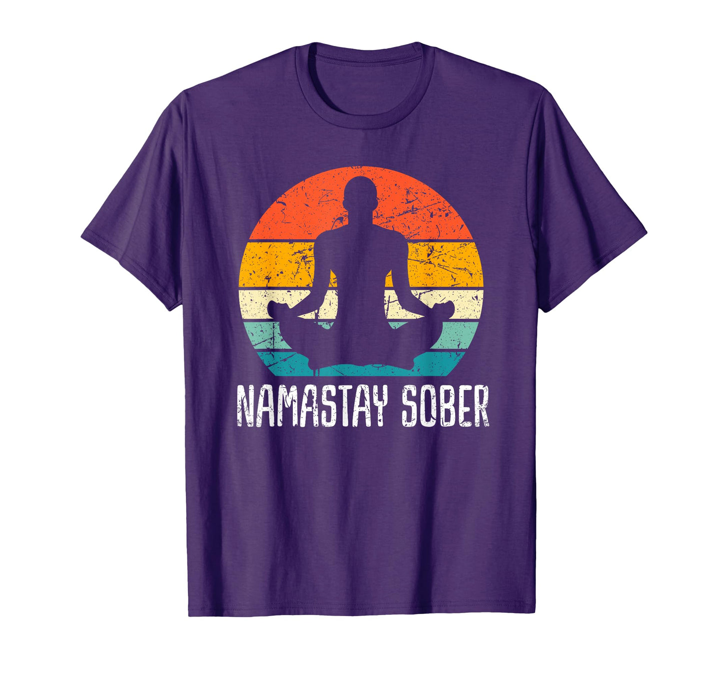 Namastay Sober Recovery Support Sobriety NA AA T-Shirt