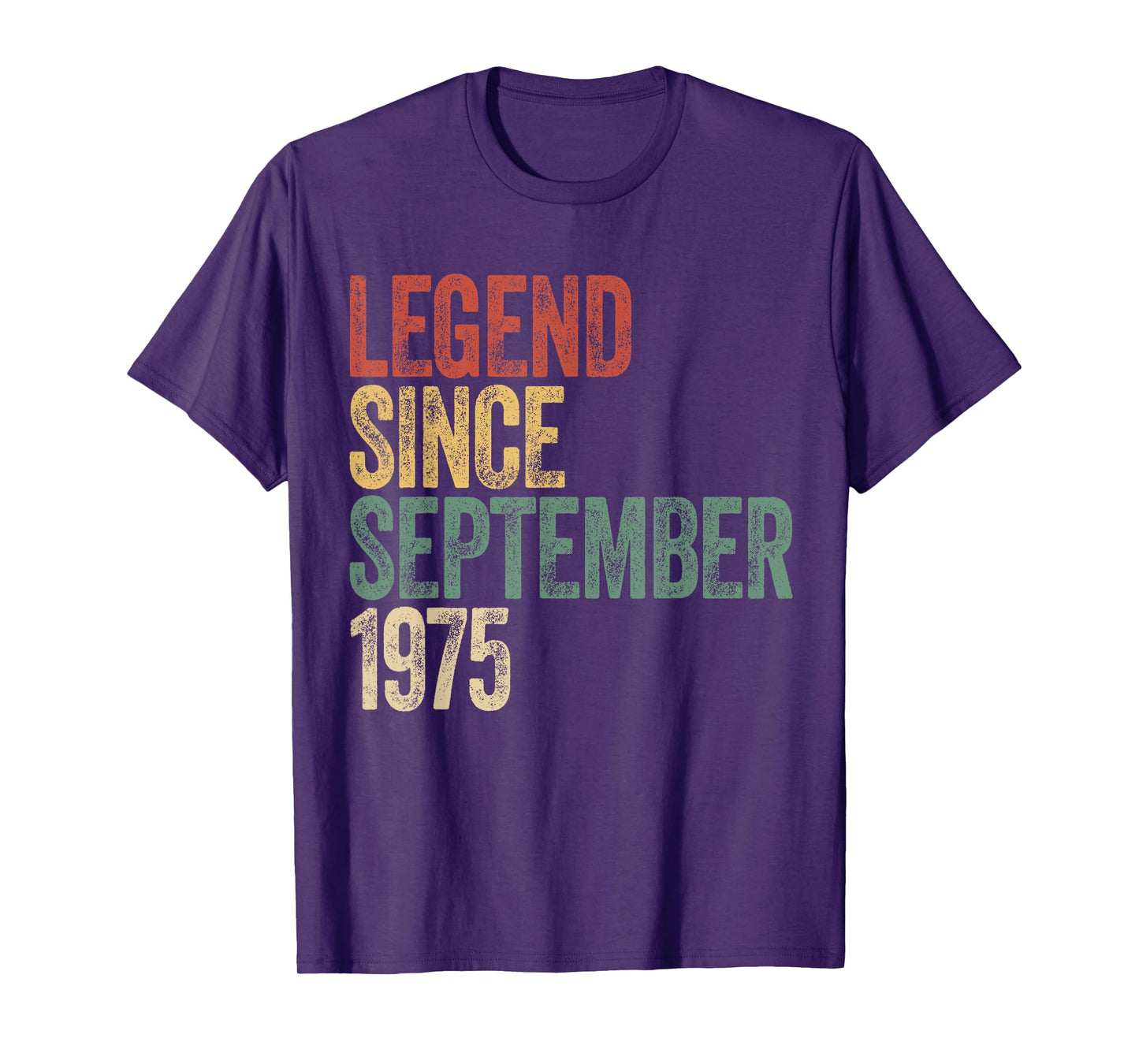 Legend 1975 50th Birthday Gifts for Men Women 50 Years Old T-Shirt