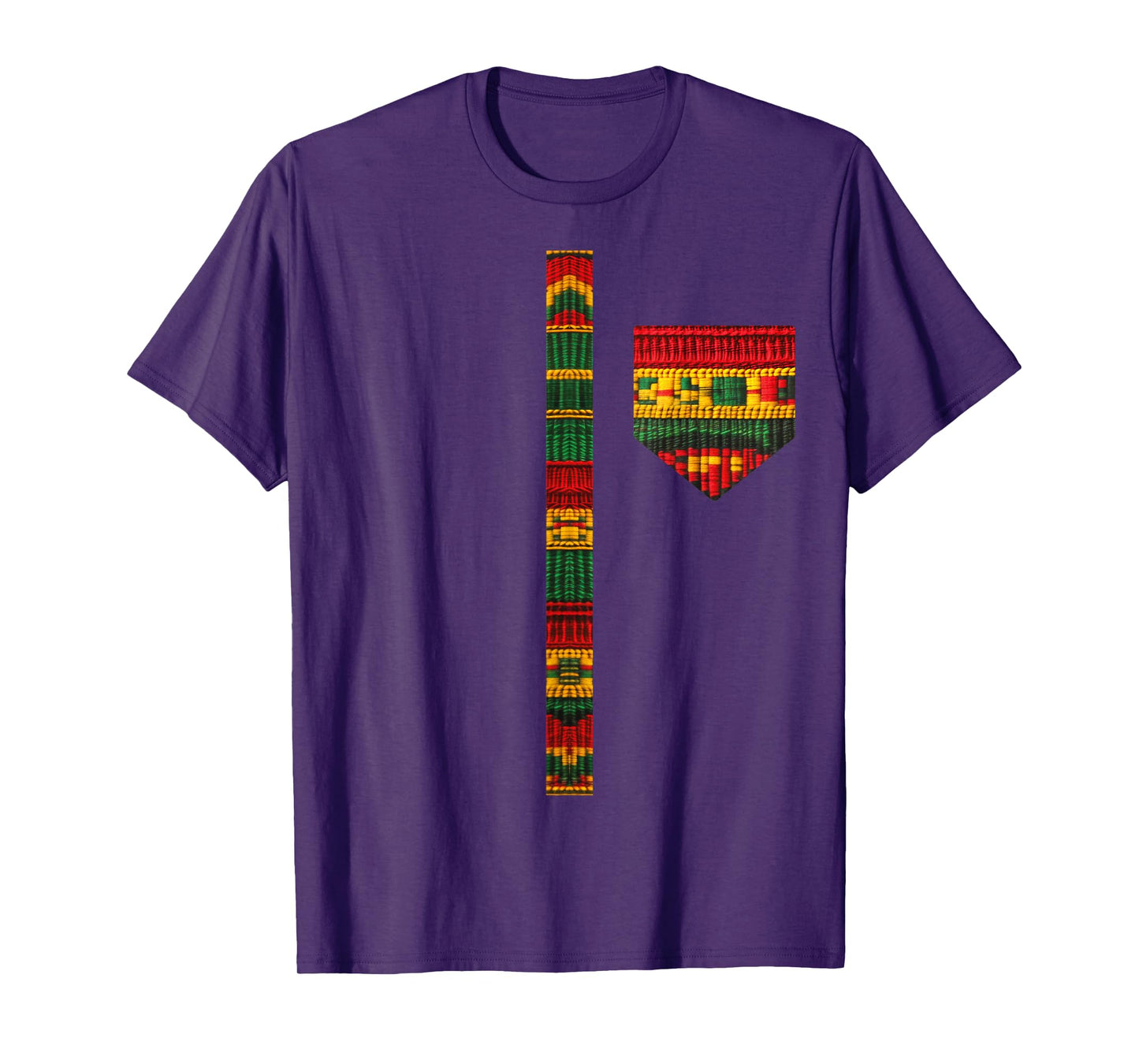 African Print Dashiki Kente Art Men Boys Black History Month T-Shirt