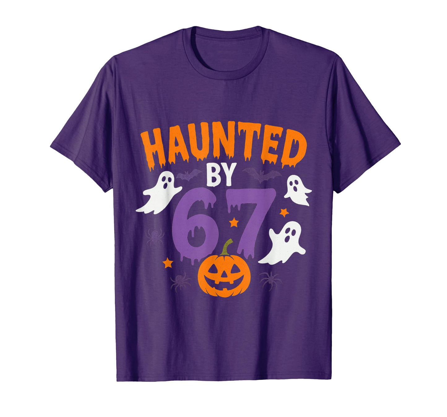 Haunted by 67 Funny 67 Halloween Costume T-Shirt