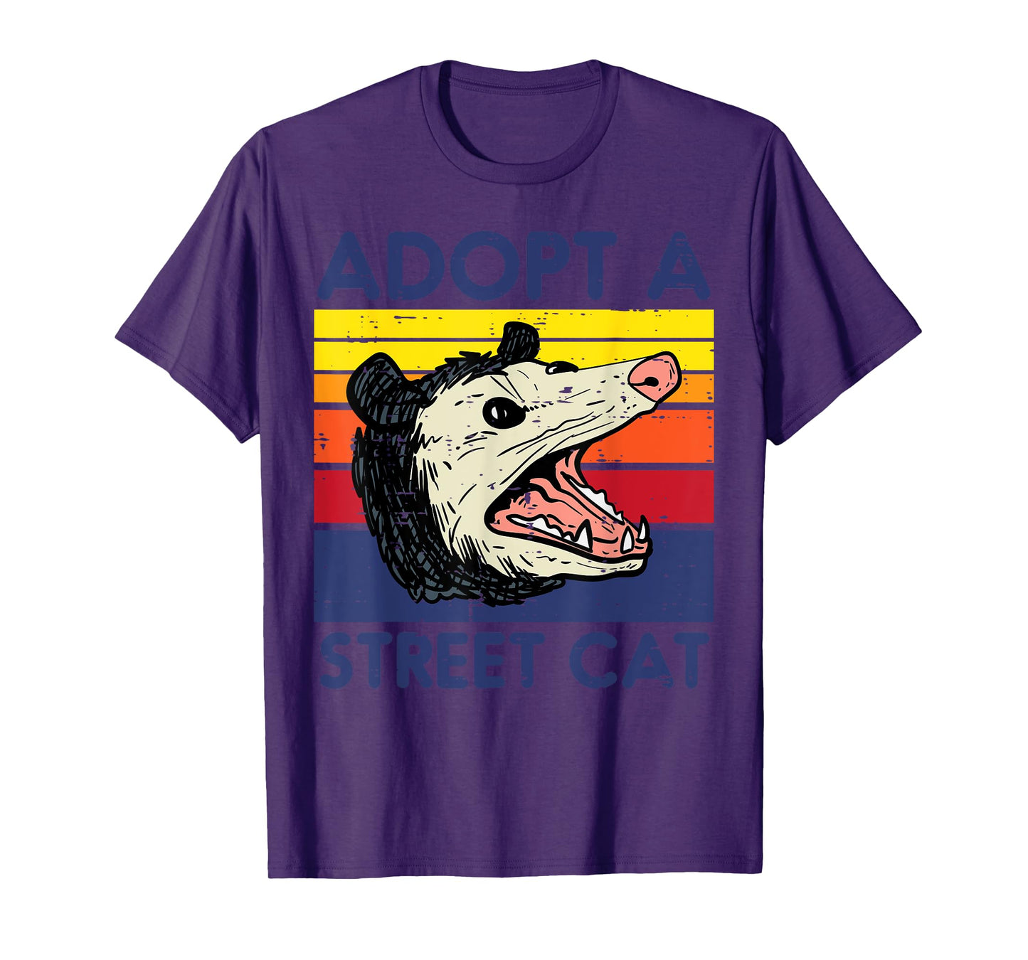 Opossum Adopt A Street Cat Possum Animal Pet Men Women Kids T-Shirt