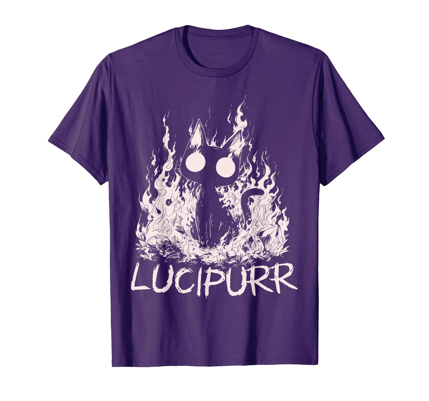 Lucipurr Cat Lover Lucifer Baphomet Demon Kitty T-Shirt