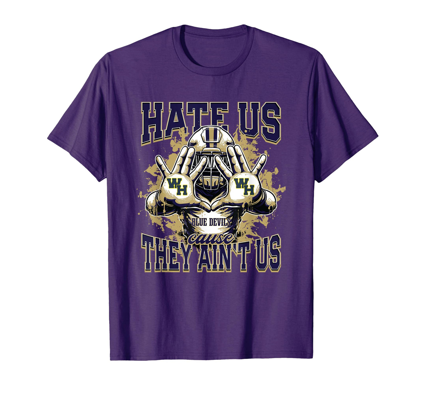 Winter Haven Blue Devils Logo Hate Us Cause They Ain't HS T-Shirt