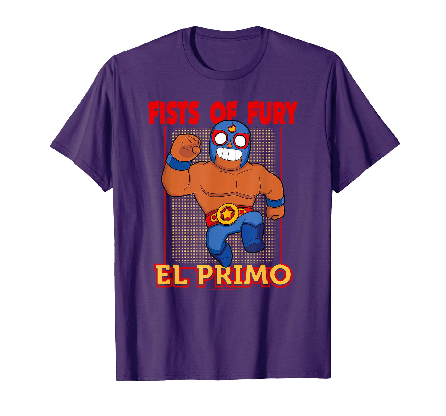 Brawl Stars El Primo Fists of Fury Character Poster T-Shirt